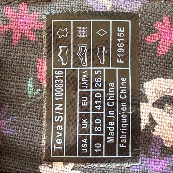 Teva Foxy Mid Boot waterproof Brown leather nubuck leather side zip 10 - Picture 15 of 15